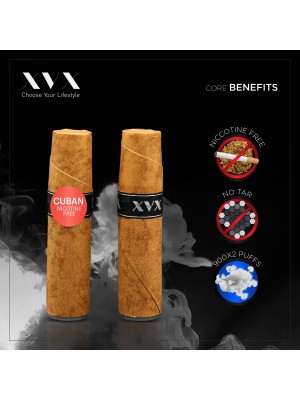 XVX CIGAR Refill / SOFT TIP / BITEABLE / Cuban Cigar Flavour